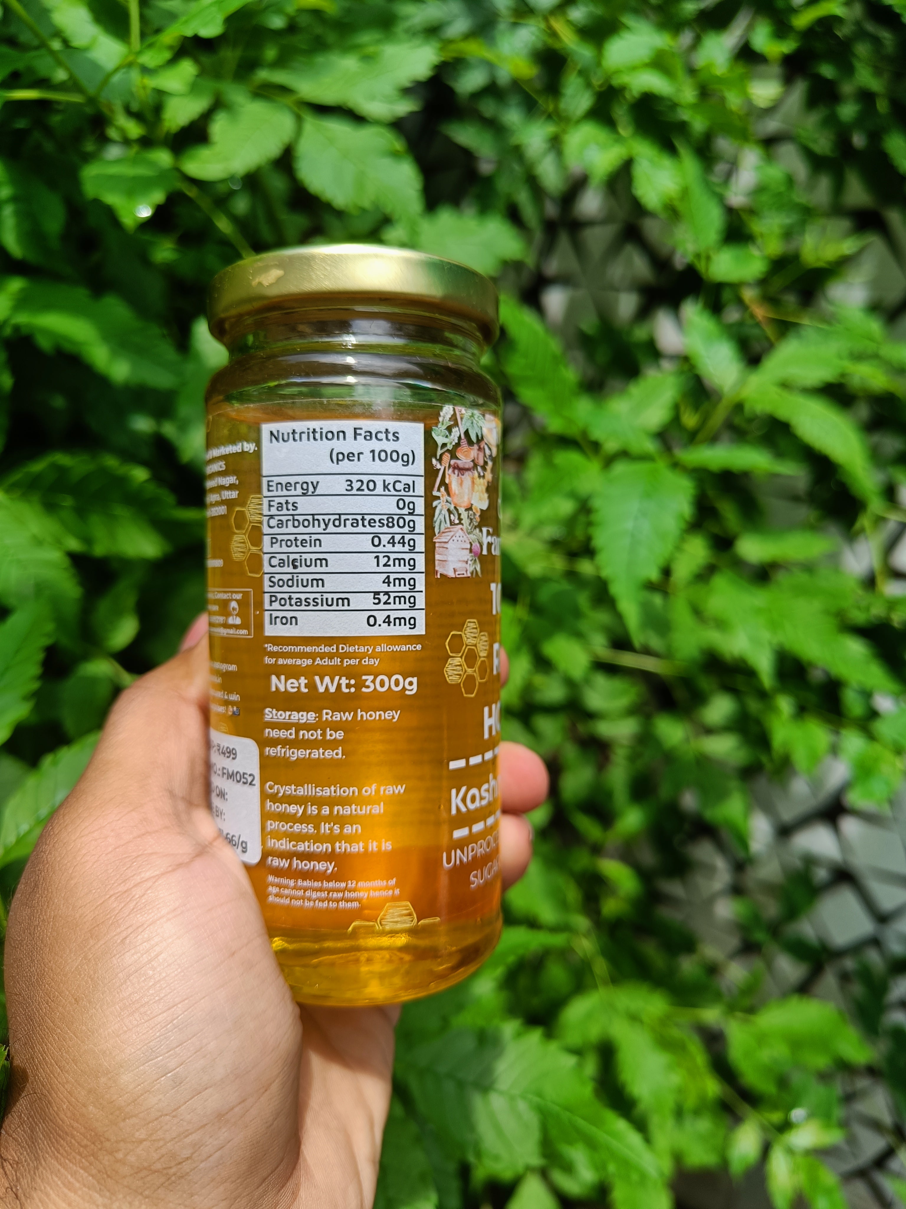 Farmónk Kashmir Acacia Honey — Liquid Gold from the Himalayas