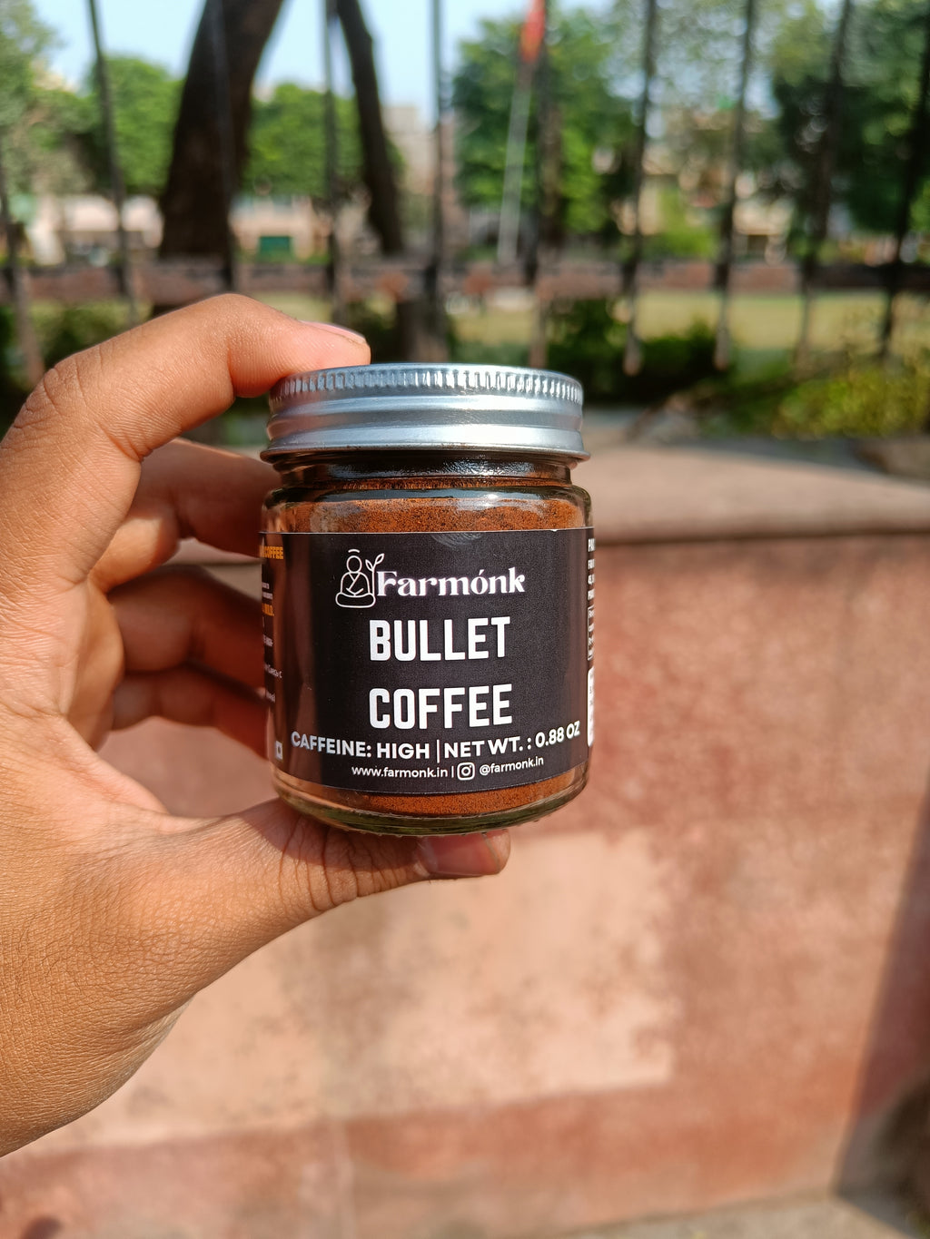 Farmónk™ High Caffeine Bullet Coffee — The Power Brew for Focus & Endurance