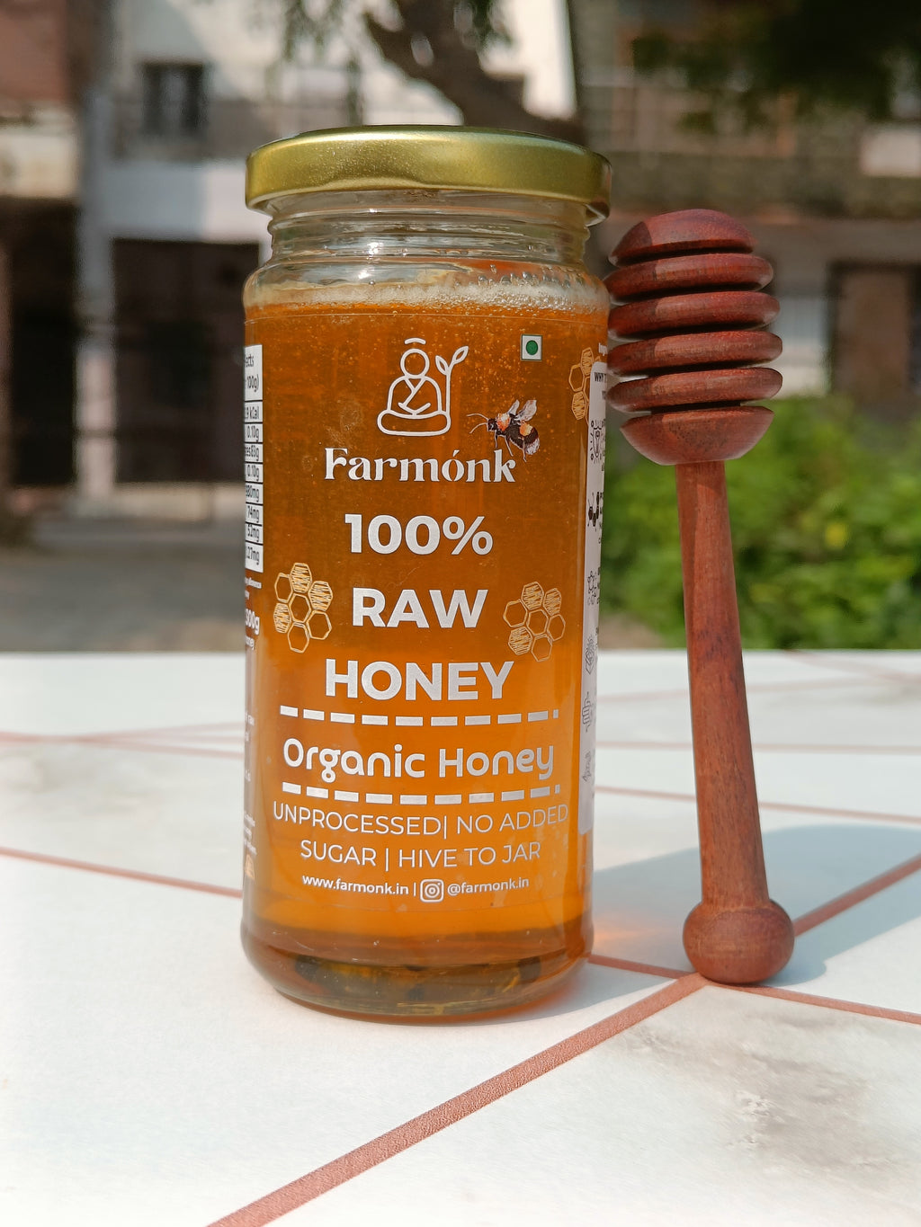 Farmónk™ Organic Honey — Nature’s Golden Harmony