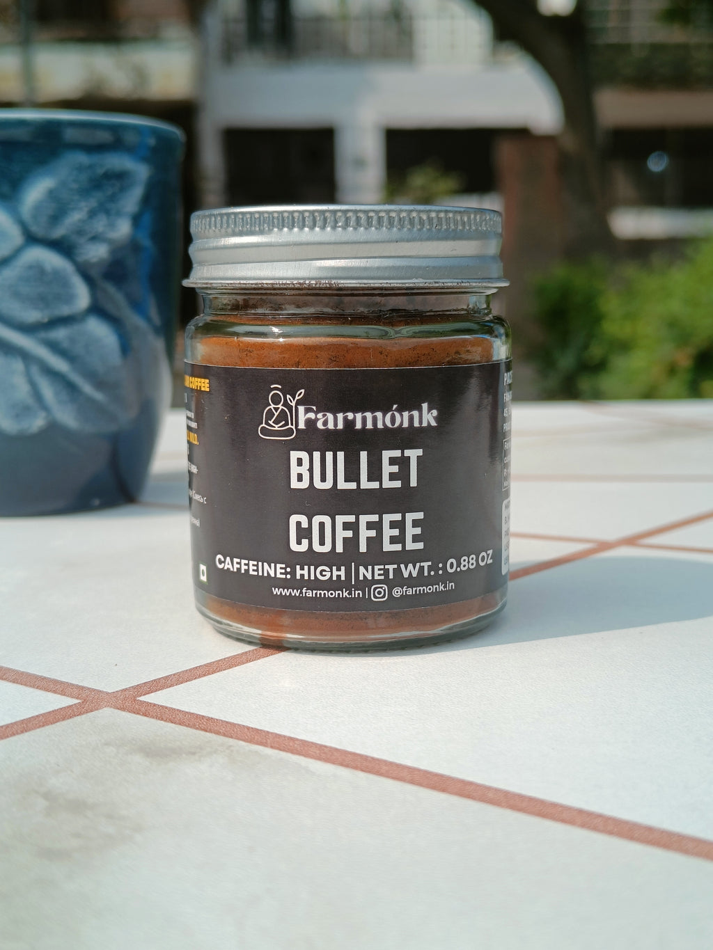 Farmónk™ High Caffeine Bullet Coffee — The Power Brew for Focus & Endurance