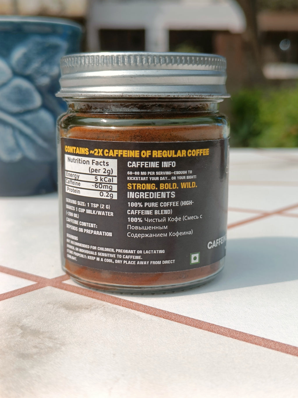 Farmónk™ High Caffeine Bullet Coffee — The Power Brew for Focus & Endurance